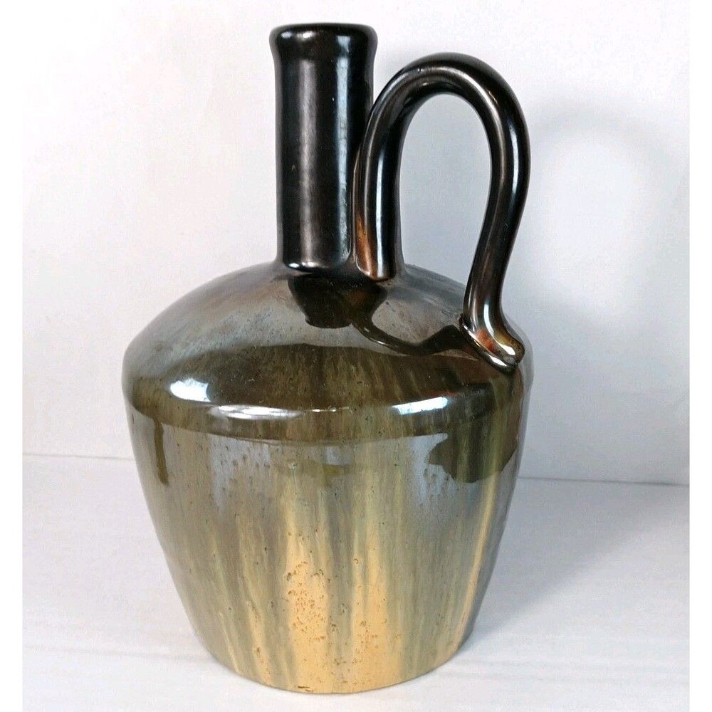 Antique Fulper Pottery Musical Ceramic Jug How Dry I Am Prohibition 1920s Works